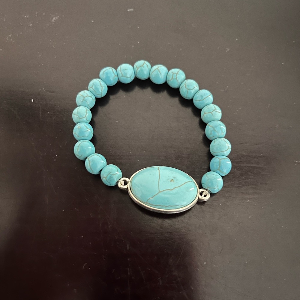 Turquoise stretch bracelet